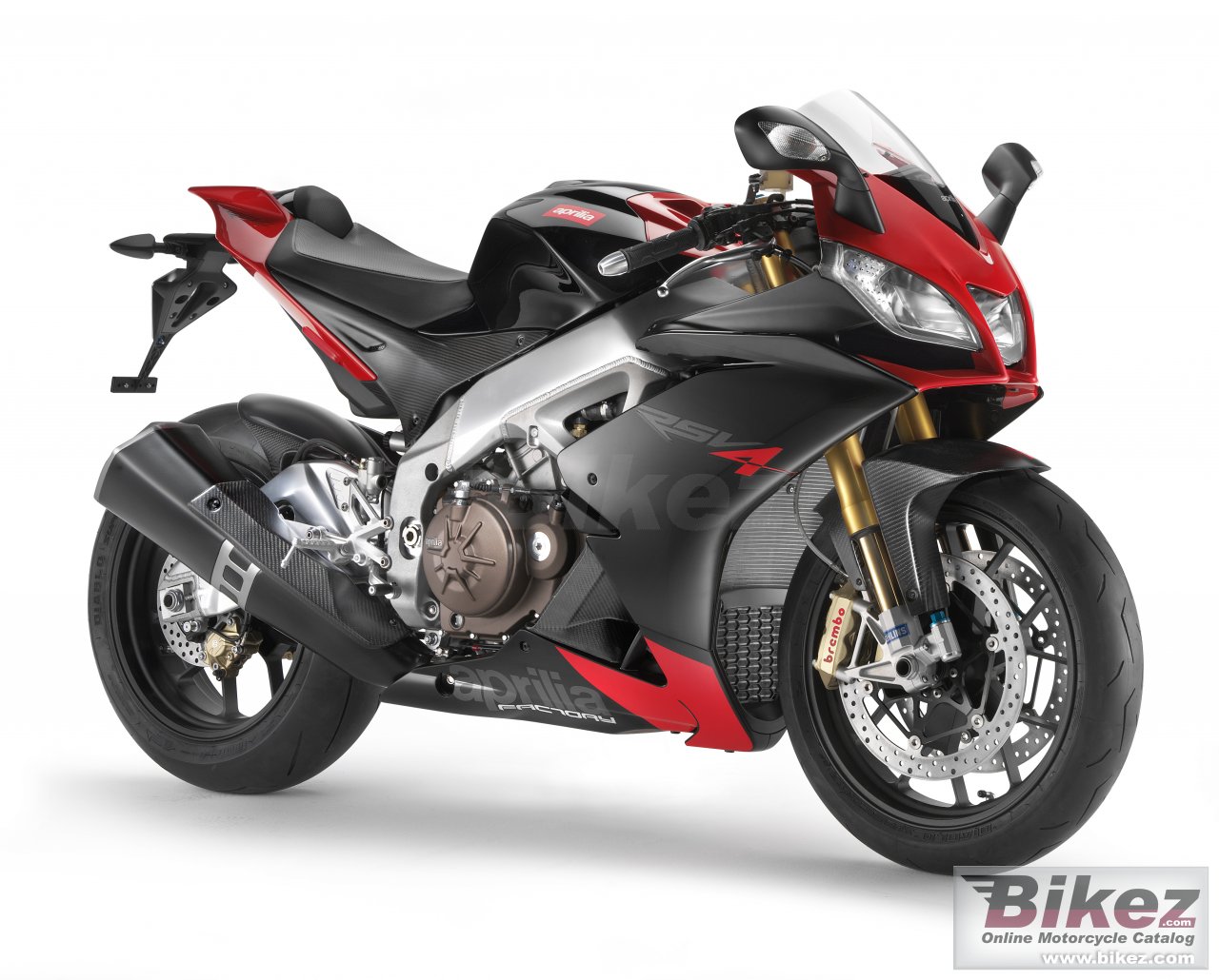 Big Aprilia rsv4 factory picture and wallpaper from Bikez.com